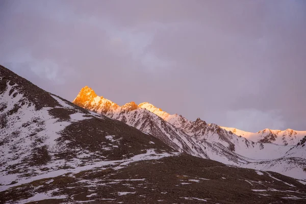 Vue Imprenable Pendant Kora Rituelle Yatra Autour Mont Sacré Kailash — Photo