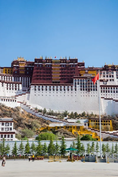 Lhasa Tibet Čína Květen 2019 Palác Potala Hlavní Sídlo Dalajlámy — Stock fotografie