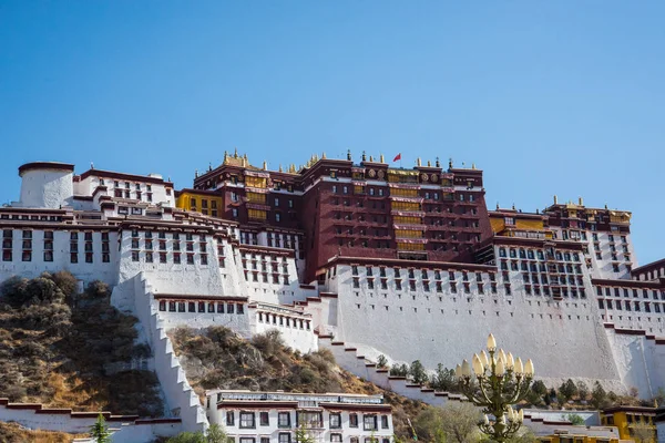 Lhasa Tibet Čína Květen 2019 Palác Potala Hlavní Sídlo Dalajlámy — Stock fotografie