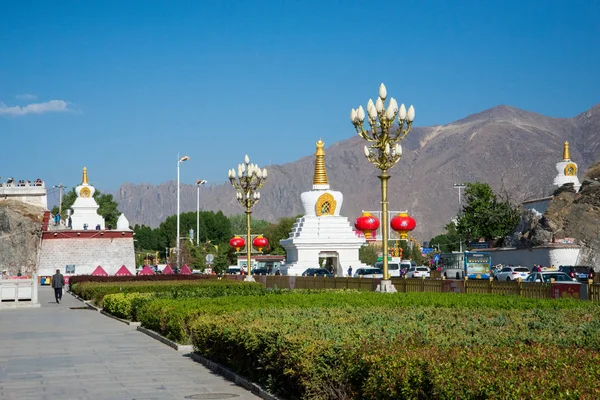 Lhasa Tibet China Mayo 2019 Palacio Potala Residencia Principal Del — Foto de Stock