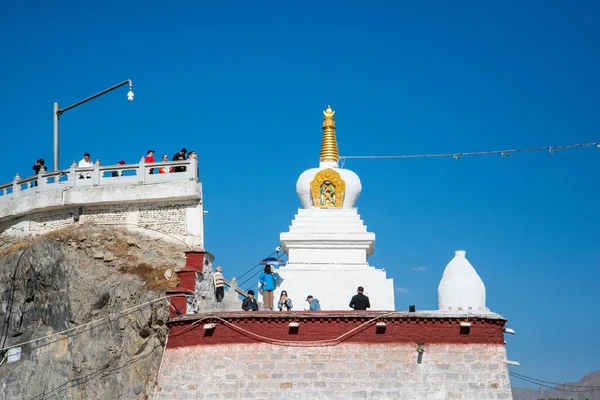 Lhasa Tibet Čína Květen 2019 Palác Potala Hlavní Sídlo Dalajlámy — Stock fotografie