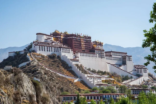 Lhasa Tibet Çin Mayıs 2019 Potala Sarayı Lhasa Dalai Lama — Stok fotoğraf