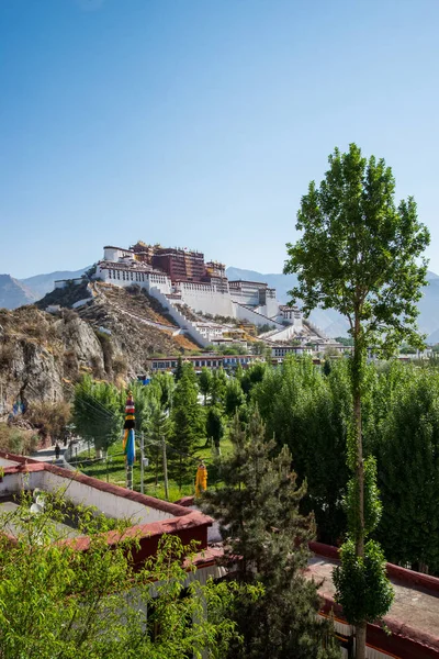 Lhasa Tibet Cina Maggio 2019 Palazzo Del Potala Residenza Principale — Foto Stock