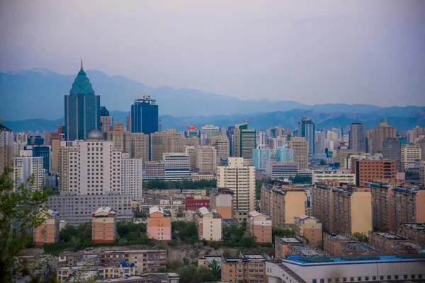 Urumqi Xinjiang Kina Maj 2019 Luften Syn Urumqi Stad Xuar — Stockfoto