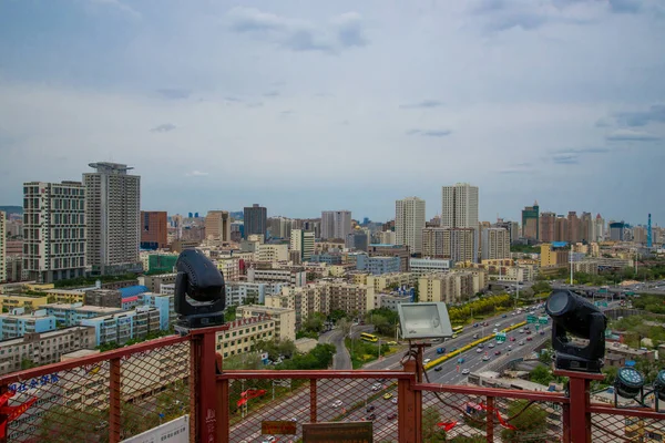 Urumqi Xinjiang China May 2019 Aerial View Urumqi City Xuar — Stock Photo, Image