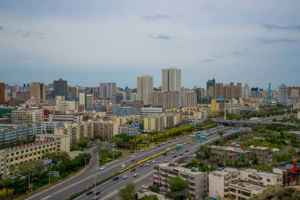 Urumqi Xinjiang Kina Maj 2019 Luften Syn Urumqi Stad Xuar — Stockfoto