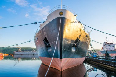 Teriberka köyünün mimarisi, Murmansk, Rusya 