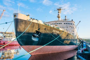 Teriberka köyünün mimarisi, Murmansk, Rusya 