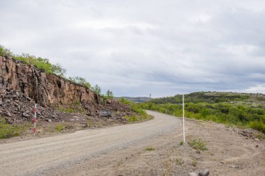 Teriberka, Murmansk, Rusya manzarası 