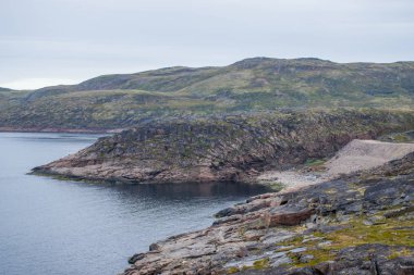 Teriberka, Murmansk, Rusya manzarası 