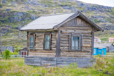 Teriberka köyünün mimarisi, Murmansk, Rusya 