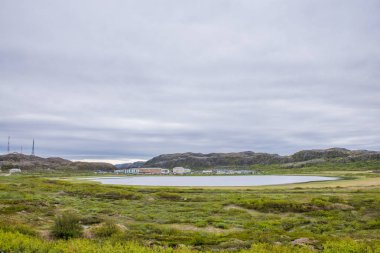 Teriberka, Murmansk, Rusya manzarası 
