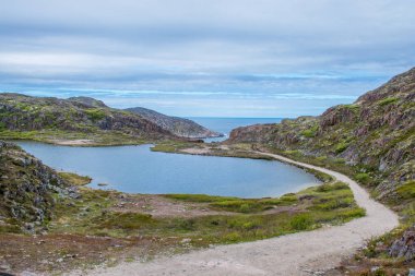Teriberka, Murmansk, Rusya manzarası 