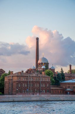 St. Petersburg şehir manzarası manzarası, Rusya