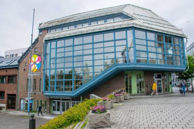 Tromso şehri mimarisini görmek, Norveç 