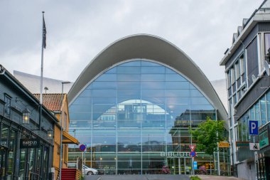 Tromso şehri mimarisini görmek, Norveç 