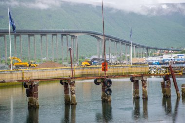 Tromso şehri mimarisini görmek, Norveç 
