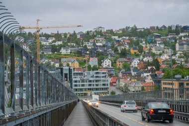 Tromso şehri mimarisini görmek, Norveç 