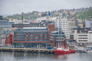 Tromso şehri mimarisini görmek, Norveç 
