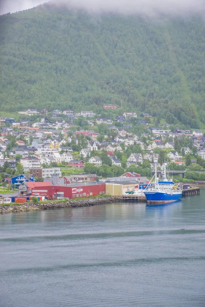 Visita Arquitectura Ciudad Tromso Noruega —  Fotos de Stock