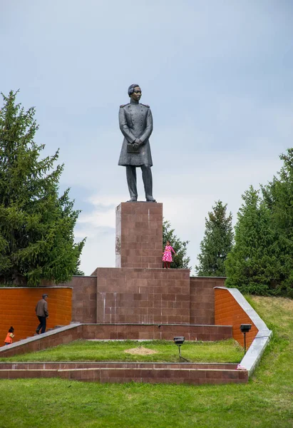 Статуя Національному Парку Алтин Емель Алмати Казахстан — стокове фото