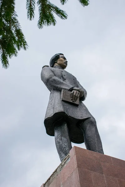 Статуя Національному Парку Алтин Емель Алмати Казахстан — стокове фото