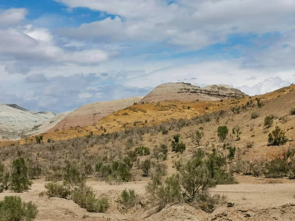 Caminando Parque Nacional Altyn Emel Zona Almaty Kazajstán — Foto de Stock