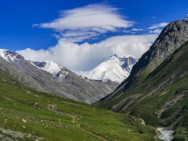 Mermer Duvar 'ın manzarası, Tian Shan, Kazakistan