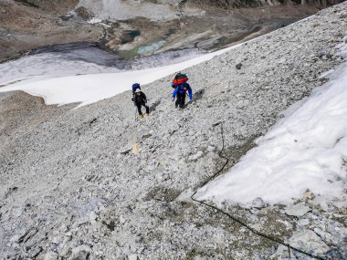 Mermer Duvar Zirvesi, Tian Shan, Kazakistan 