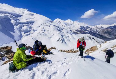 Mermer Duvar Zirvesi, Tian Shan, Kazakistan 