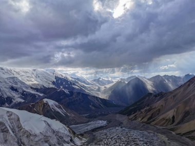 Mermer Duvar 'ın manzarası, Tian Shan, Kazakistan