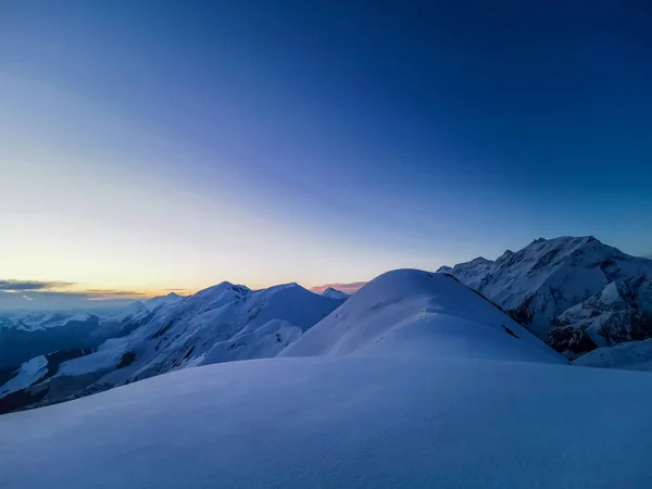 Vista Panoramica Della Cima Del Muro Marmo Tian Shan Kazakistan — Foto Stock