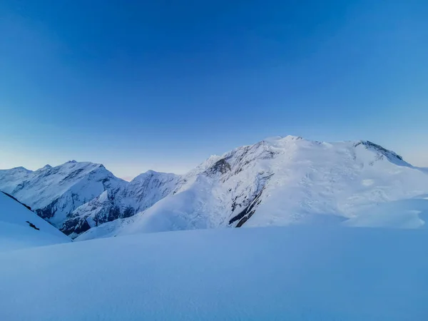 Vista Panorámica Del Pico Pared Mármol Tian Shan Kazajstán — Foto de Stock