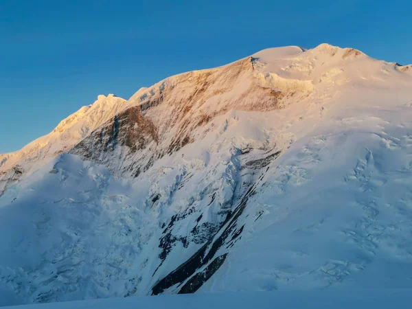 Scenic View Marble Wall Peak Tian Shan Kazakhstan — Stock Photo, Image