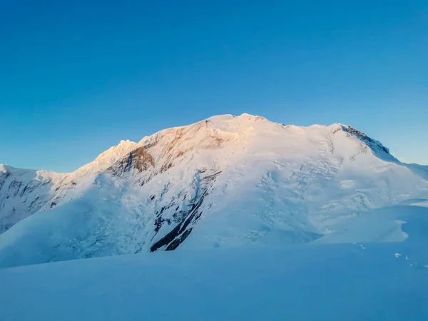 Vista Panorámica Del Pico Pared Mármol Tian Shan Kazajstán —  Fotos de Stock