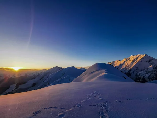 Живописный Вид Вершину Мраморной Стены Тянь Шань Казахстан — стоковое фото