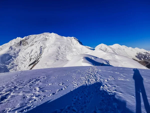 Malebný Pohled Mramorovou Stěnu Tian Shan Kazachstán — Stock fotografie