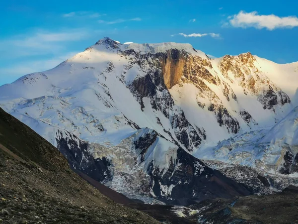 Vista Panoramica Della Cima Del Muro Marmo Tian Shan Kazakistan — Foto Stock