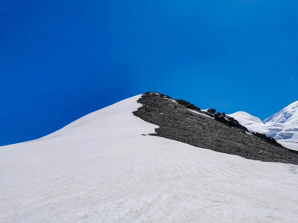 Schilderachtig Uitzicht Marmeren Muur Piek Tian Shan Kazachstan — Stockfoto