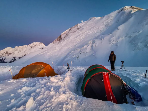 Cestování Mramorové Stěně Tian Shan Kazachstán — Stock fotografie