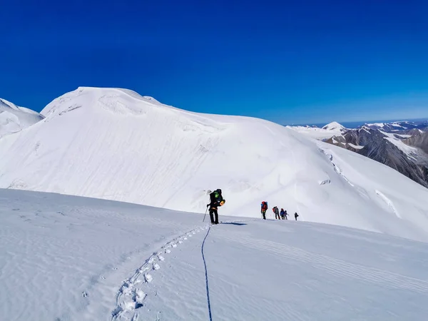 Cestování Mramorové Stěně Tian Shan Kazachstán — Stock fotografie