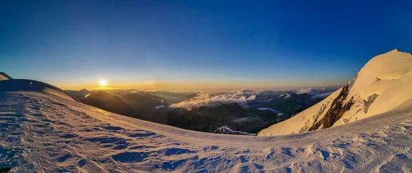 Vista Del Pico Pared Mármol Durante Amanecer Tian Shan Kazajstán — Foto de Stock