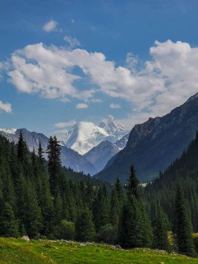 Mermer Duvar Zirvesi, Tian Shan, Kazakistan