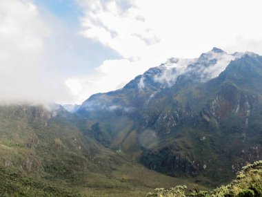 Ruwenzori bölgesinin manzarası, Uganda 