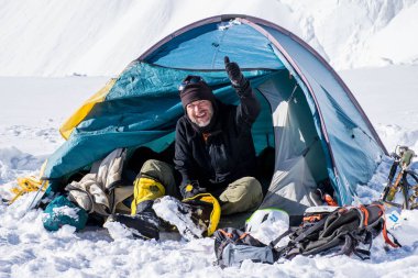 Khan Tengri zirvesi Tian Shan Kazakistan