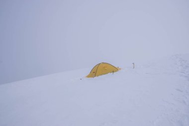 Khan Tengri zirvesi Tian Shan Kazakistan
