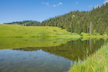 Karkara bölgesinin manzarası, Tian Shan, Kazakistan