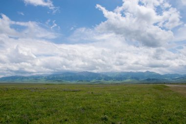 Karkara bölgesinin manzarası, Tian Shan, Kazakistan