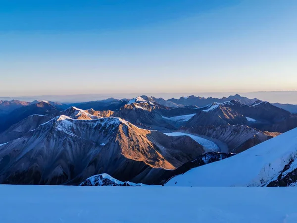 Blick Auf Marmor Wandspitze Tian Shan Kasachstan — Stockfoto