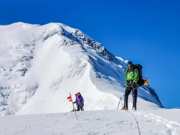 Cestování Mramorové Stěně Tian Shan Kazachstán — Stock fotografie